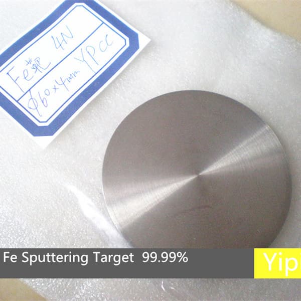 Fe Iron Sputtering Target 99_99_ Coating Materials